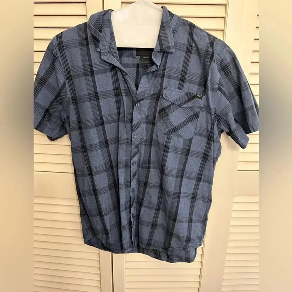 O’Neil plaid button down short sleeve - Picture 1 of 1